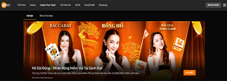 Casino trực tuyến 188bet