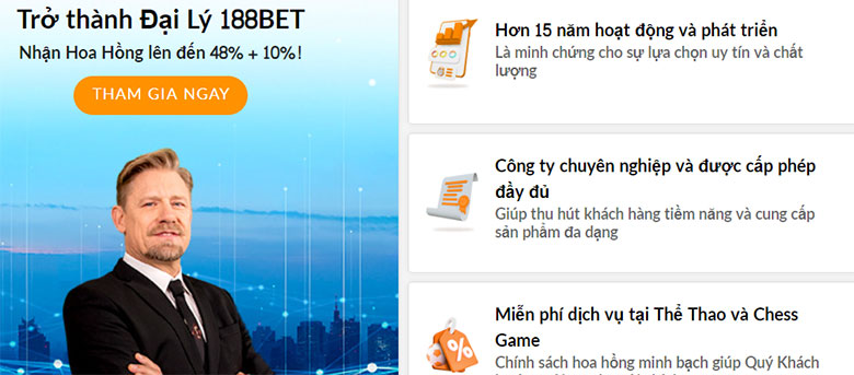 Đại lý 188bet